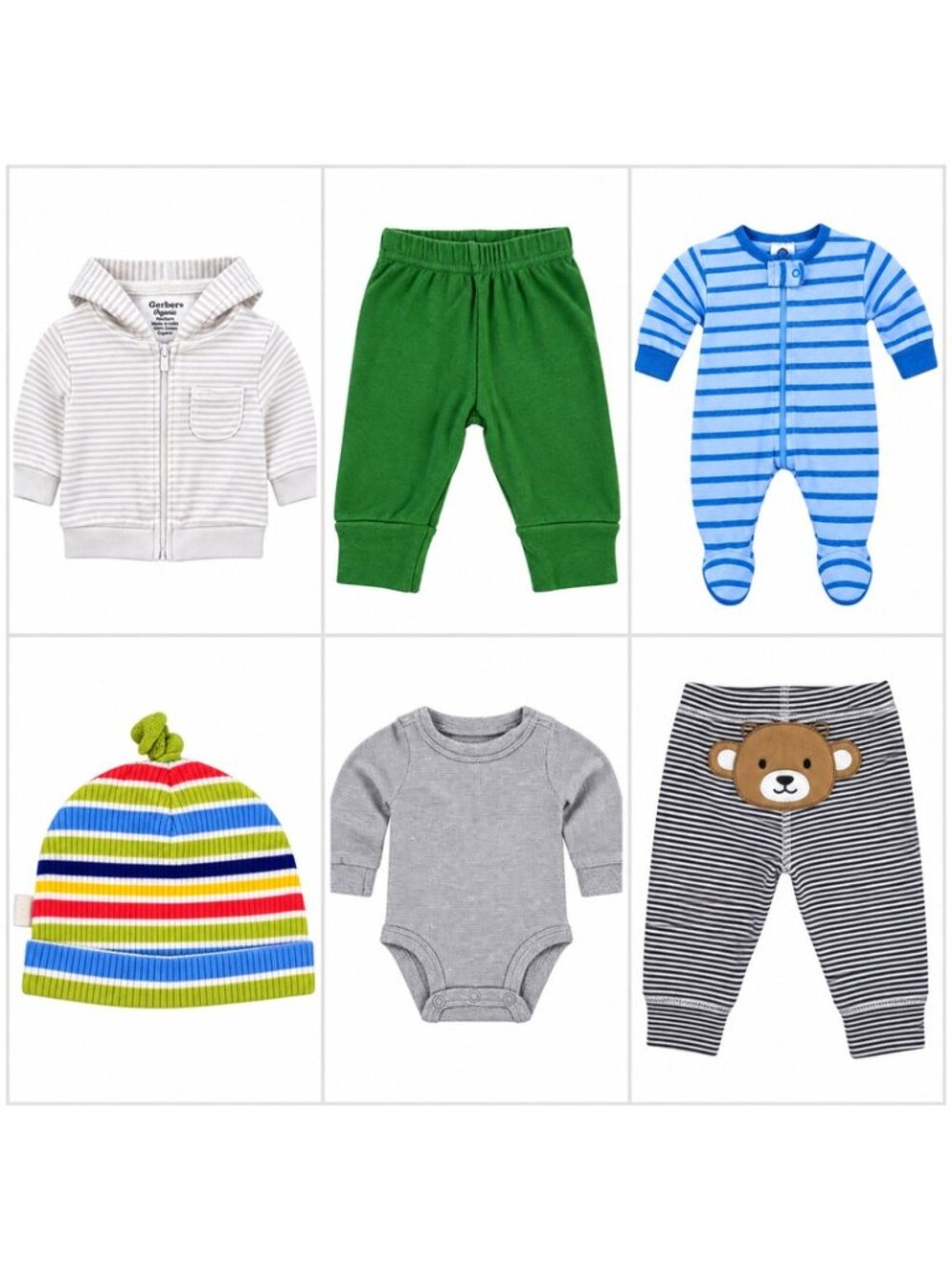 Bundle of 6 Newborn Clothes